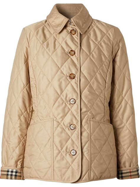 mens burberry diamond quilted jacket|Burberry quilted jacket outlet.